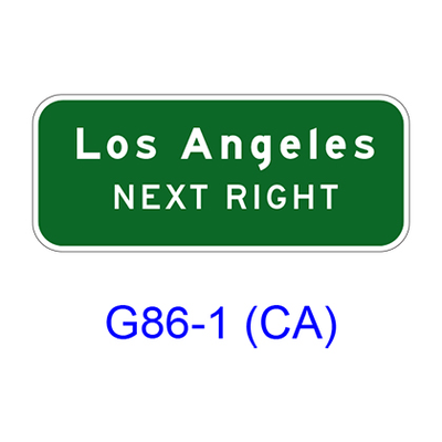 Supplemental Destination (NEXT RIGHT (LEFT)) G86-1(CA)