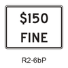 $XX FINE [plaque] R2-6bP