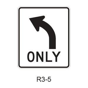 Mandatory Lane Movement Control R3-5