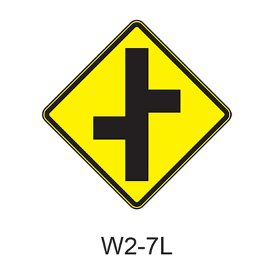 Intersection Warning W2-7L