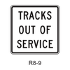 TRACKS OUT OF SERVICE R8-9