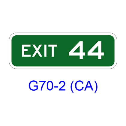 Single Line Exit XX G70-2(CA)