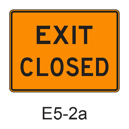 EXIT CLOSED E5-2a