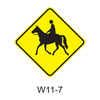 Equestrian Crossing [symbol] W11-7