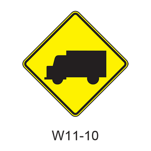 Truck Crossing [symbol] W11-10