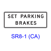 SET PARKING BRAKES SR8-1(CA)