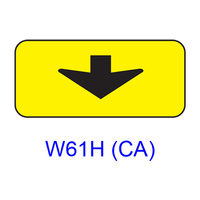 Exit Only (w/ down arrow) W61H(CA)