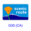 Scenic Route [poppy symbol] G30(CA)
