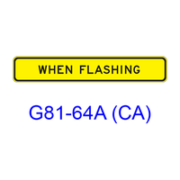 WHEN FLASHING G81-64A (CA)
