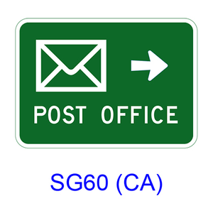 POST OFFICE w/ arrow [symbol] SG60(CA)