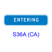 ENTERING S36A(CA)