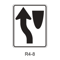 Keep Left [symbol] R4-8