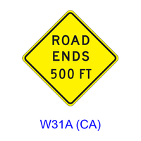 ROAD ENDS -------- FT W31A(CA)