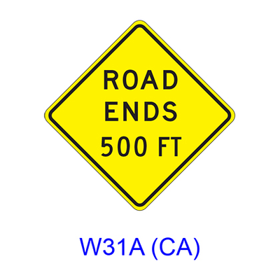 ROAD ENDS -------- FT W31A(CA)