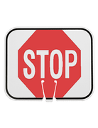 STOP CONE SIGN REFLECTIVE