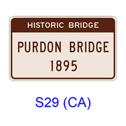 Historic Bridge - 2 Lines S29(CA)