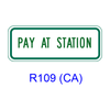 PAY AT STATION R109(CA)