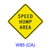SPEED HUMP (BUMP) AREA W85(CA)