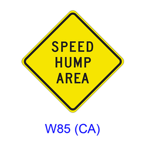 SPEED HUMP (BUMP) AREA W85(CA)