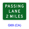 PASSING LANE XX MILES G69(CA)