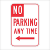 NO PARKING ANYTIME <----