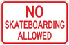 NO SKATEBOARDING