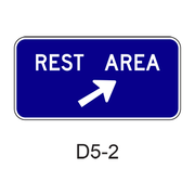 REST AREA w/ arrow D5-2