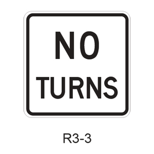 NO TURNS R3-3