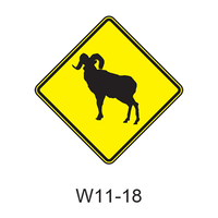 Large Animal - Bighorn Sheep [symbol] W11-18