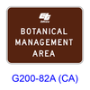 BOTANICAL MANAGEMENT AREA G200-82A(CA)