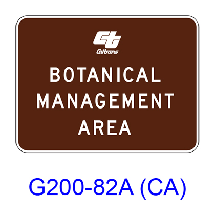 BOTANICAL MANAGEMENT AREA G200-82A(CA)