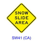 SNOW SLIDE AREA SW41(CA)