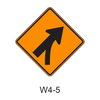 Entering Roadway Merge W4-5