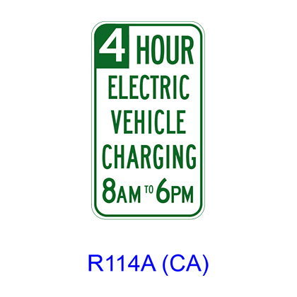 __HOUR ELECTRIC VEHICLE CHARGING __AM TO __PM R114A(CA)