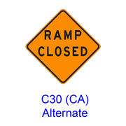 RAMP CLOSED C30CAA