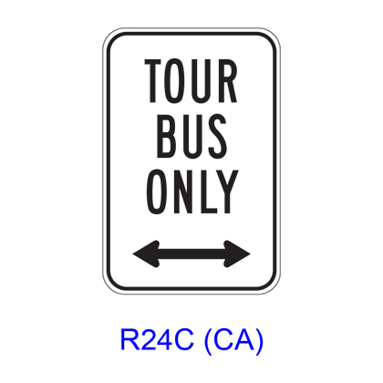 TOUR BUS ONLY w/ Double Arrow R24C(CA)