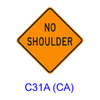 NO SHOULDER C31A(CA)