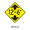 Low Clearance W12-2