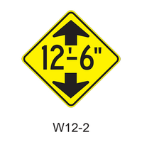 Low Clearance W12-2