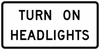 TURN ON HEADLIGHTS R16-8