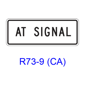 AT SIGNAL R73-9(CA)
