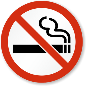 No Smoking [symbol] PS-002(CA)