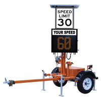 VER-MAC SP-3248V TRAILER-MOUNTED SPEED DISPLAY SIGN