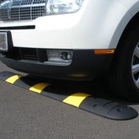SPEED BUMP RUBBER 6' BLK/YLW