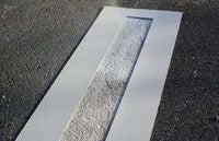 STENCIL STOP BAR 10' ALUMINUM